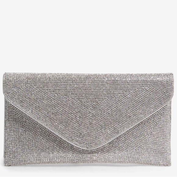 Steve Madden BKOKO Silver Clutch - Picture 5 of 5